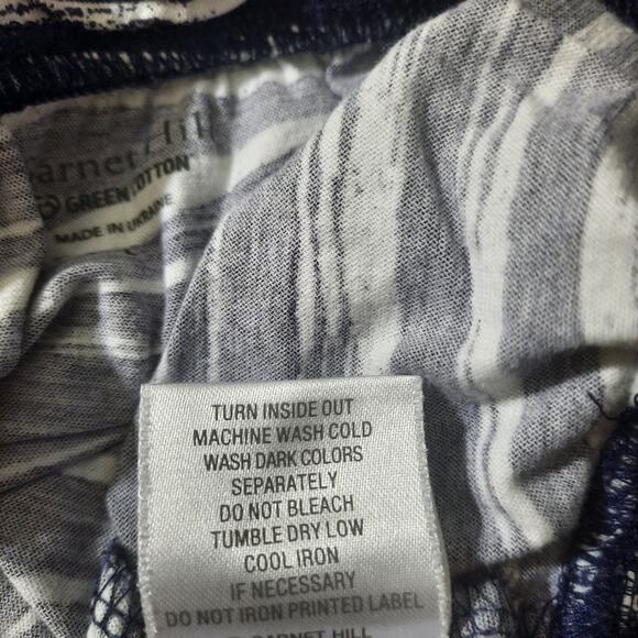 Garnet Hill Relaxed Knit Womens Zebra Print Pajamas Size Large. NWOT - Picture 12 of 13